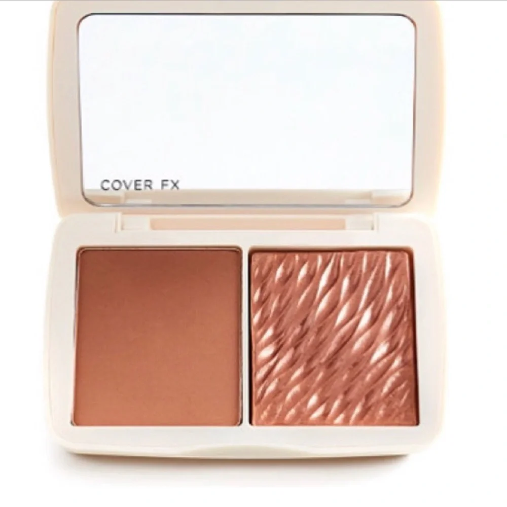 Cover FX Monochromatic Bronzer duo matte +shimmer sun kissed bronze NEW